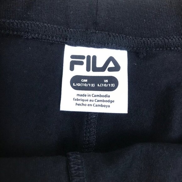 Fila Girl’s 7/8 Length Leggings  | Black Tights - Picture 10 of 12